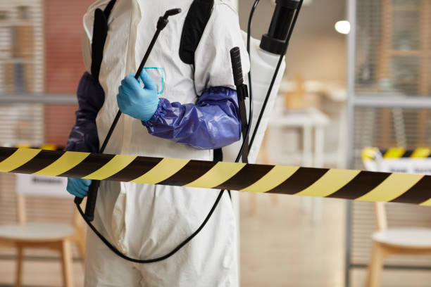 Professional Biohazard Cleanup technician working in Eddyville, NE
